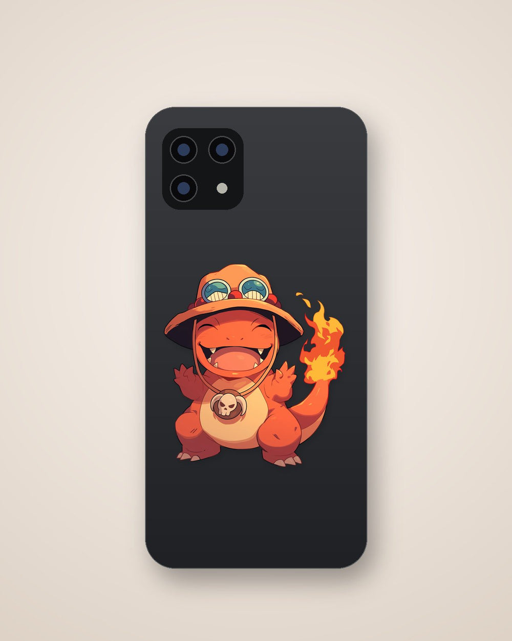 Charmander Ace Hat One Piece Sticker