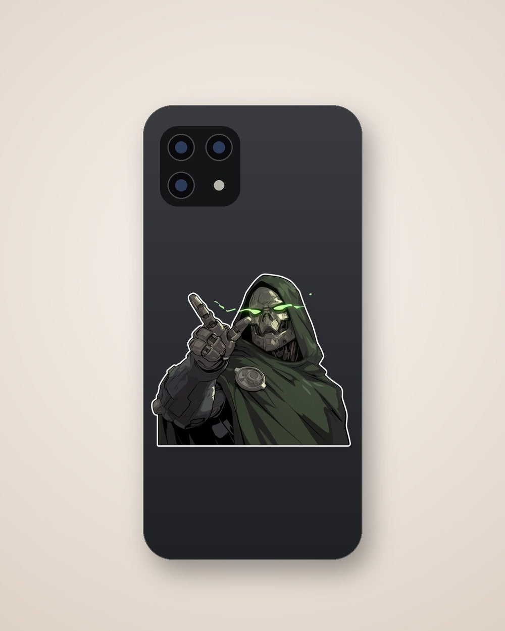 Doctor Doom Villain Sticker
