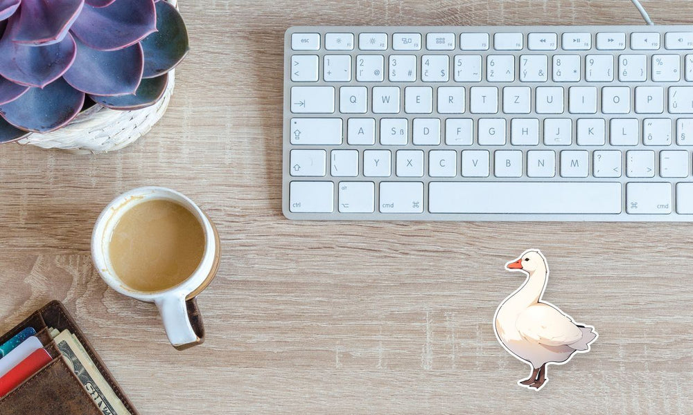 Beautiful Goose Sticker