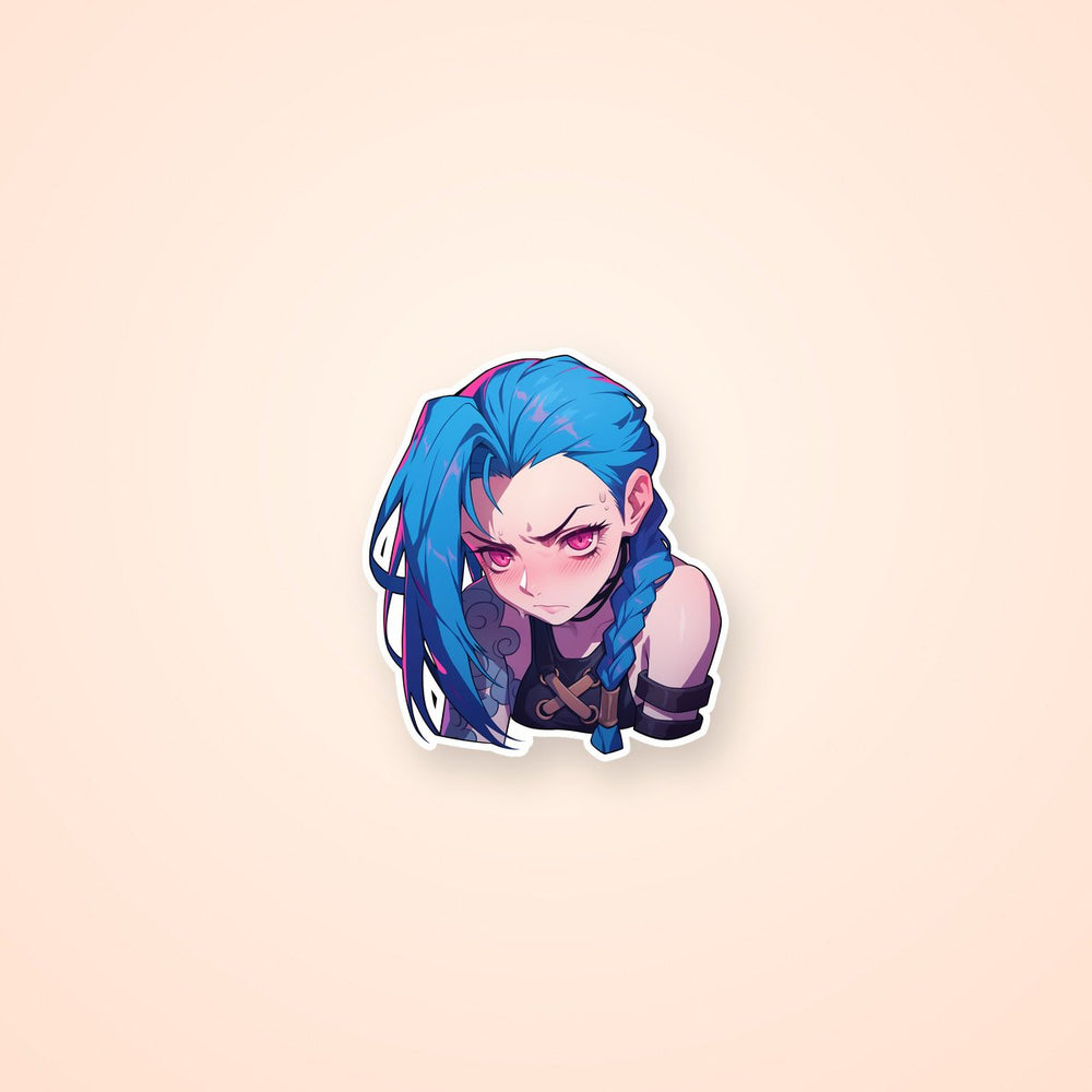 Arcane Jinx Pout Sticker