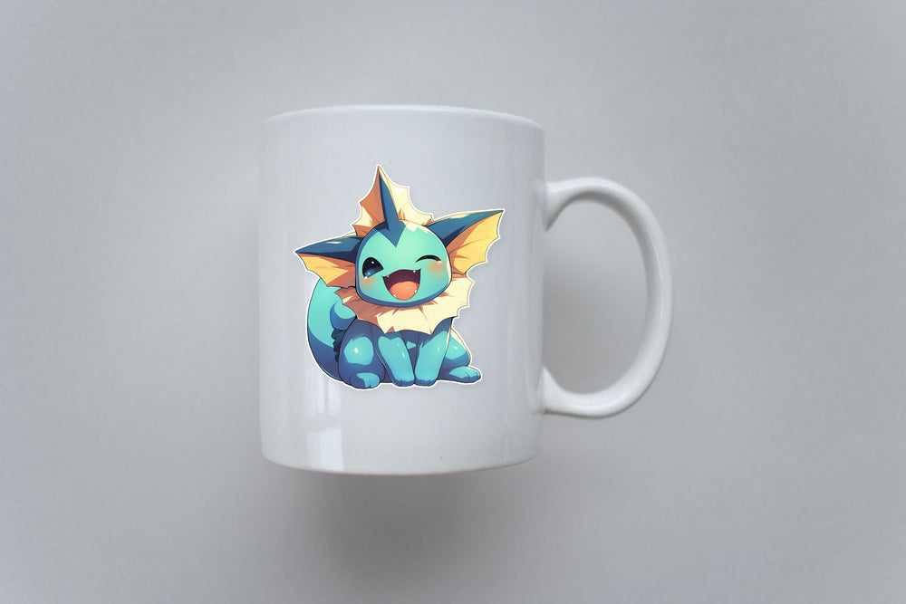 Cute Vaporeon Smile Sticker