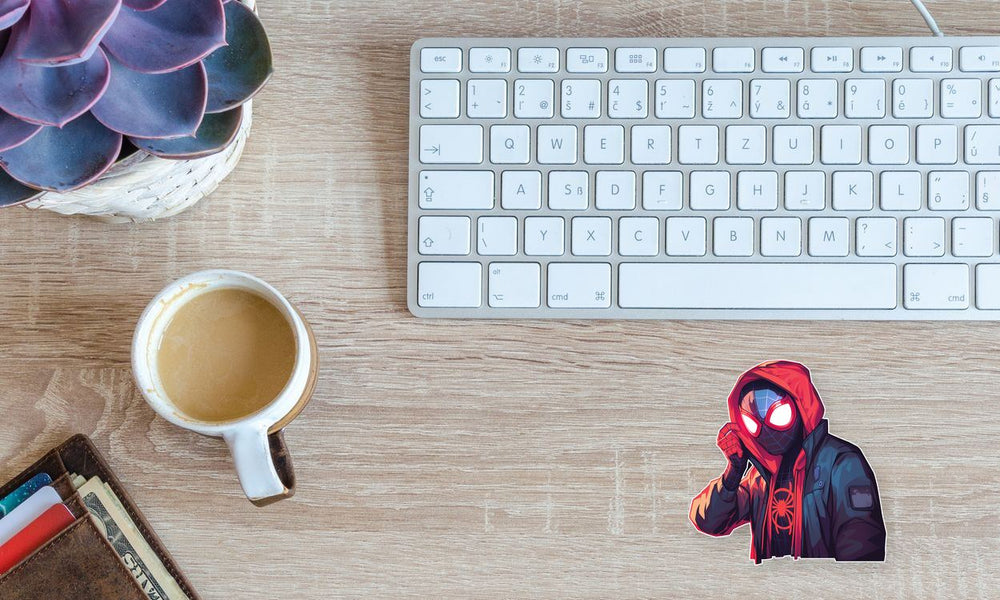 Spiderman Miles Morales Hypebeast Sticker