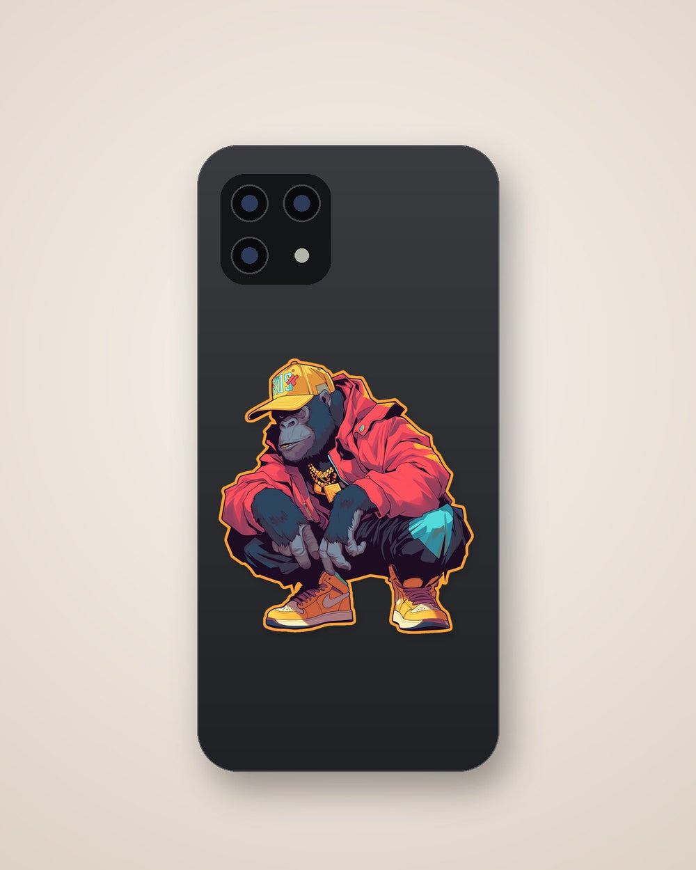 Hypebeast Gorilla Street Style Sticker