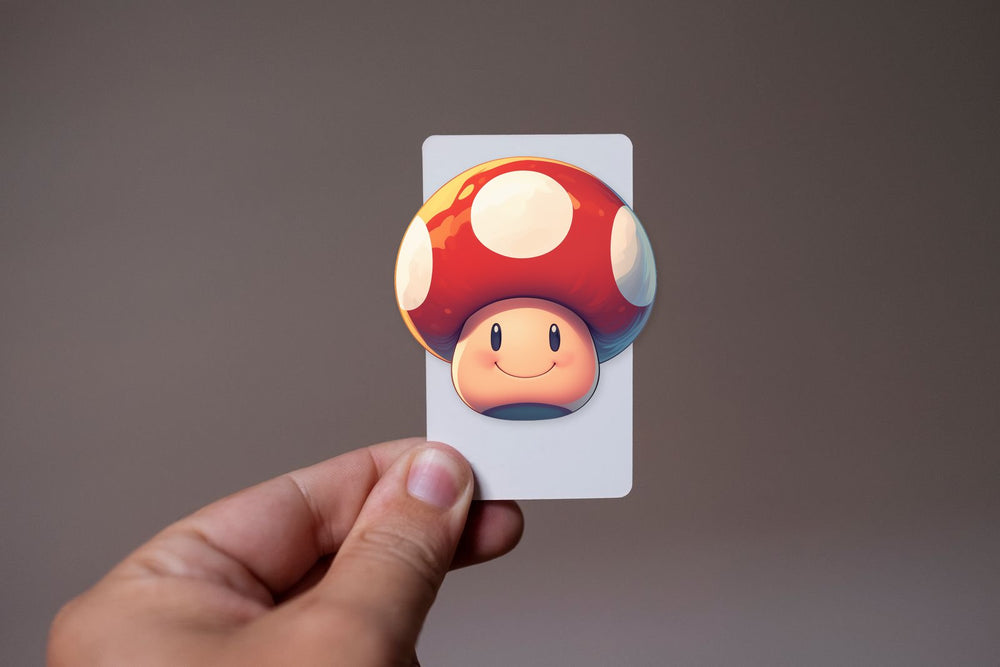 Super Mario Cute Mushroom Sticker