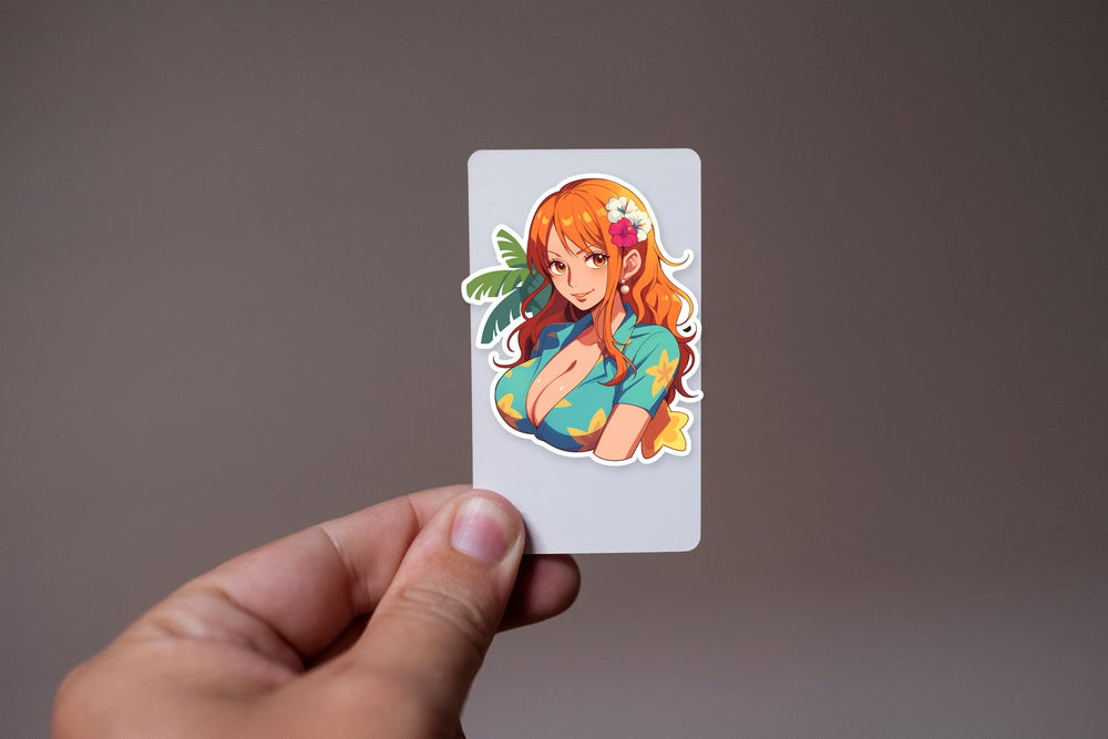 One Piece Nami Summer Sticker
