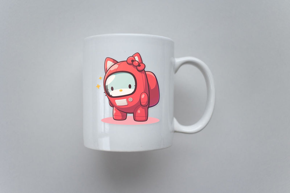 Hello Kitty Among Us Red Clipart Sticker