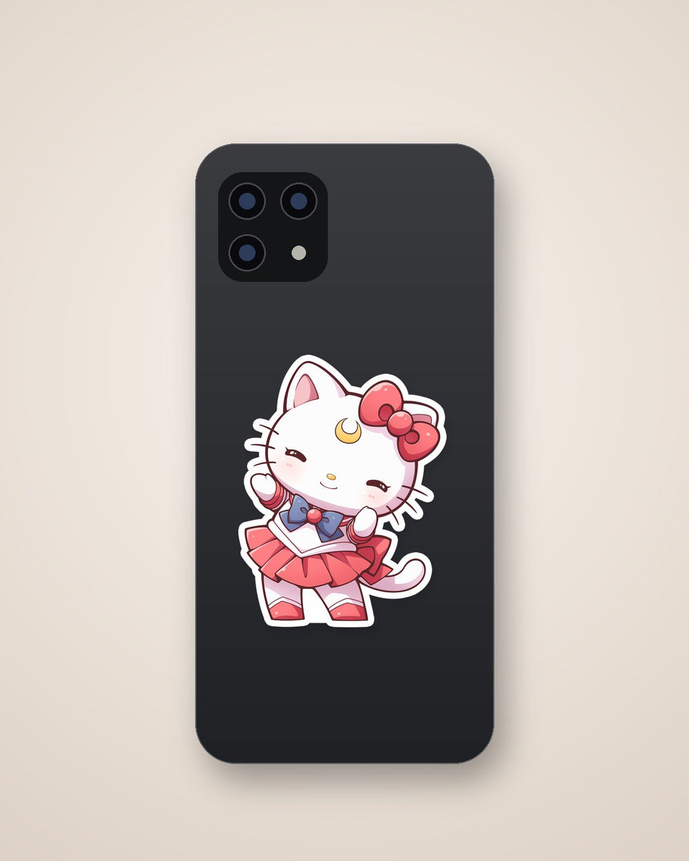 Hello Kitty Sailor Moon Crossover Sticker