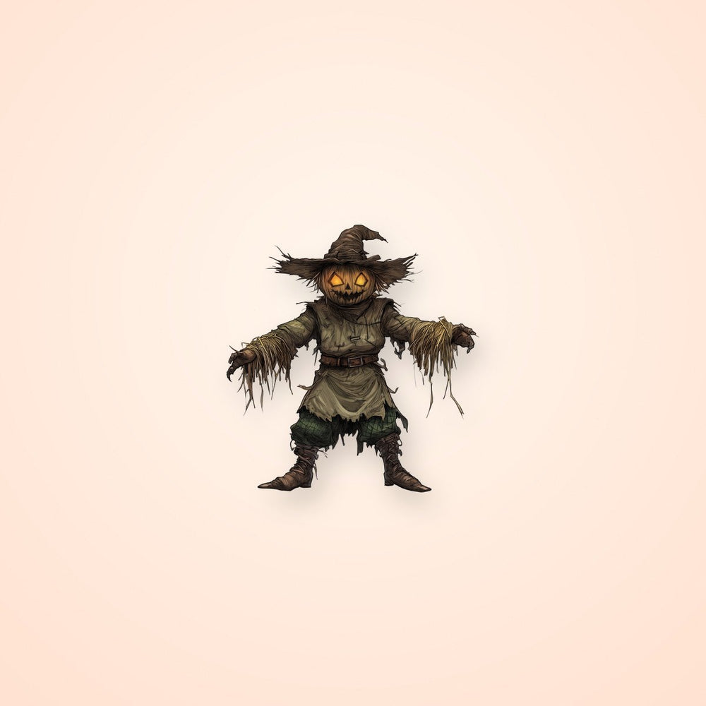 Scarecrow Halloween Guardian Sticker