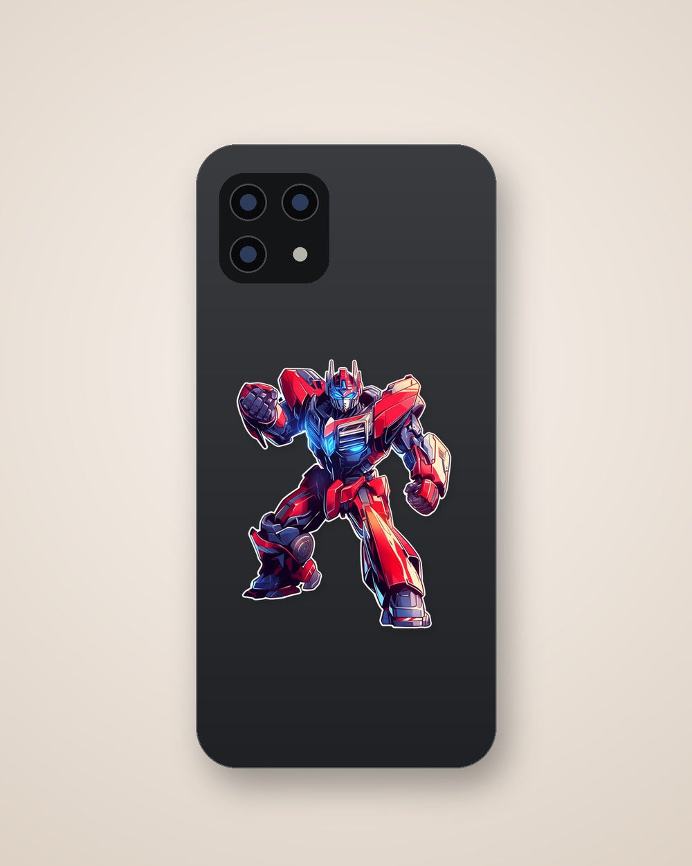 Optimus Prime in Combat Stance Sticker
