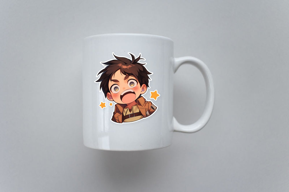 Shocked Eren Attack on Titan Sticker