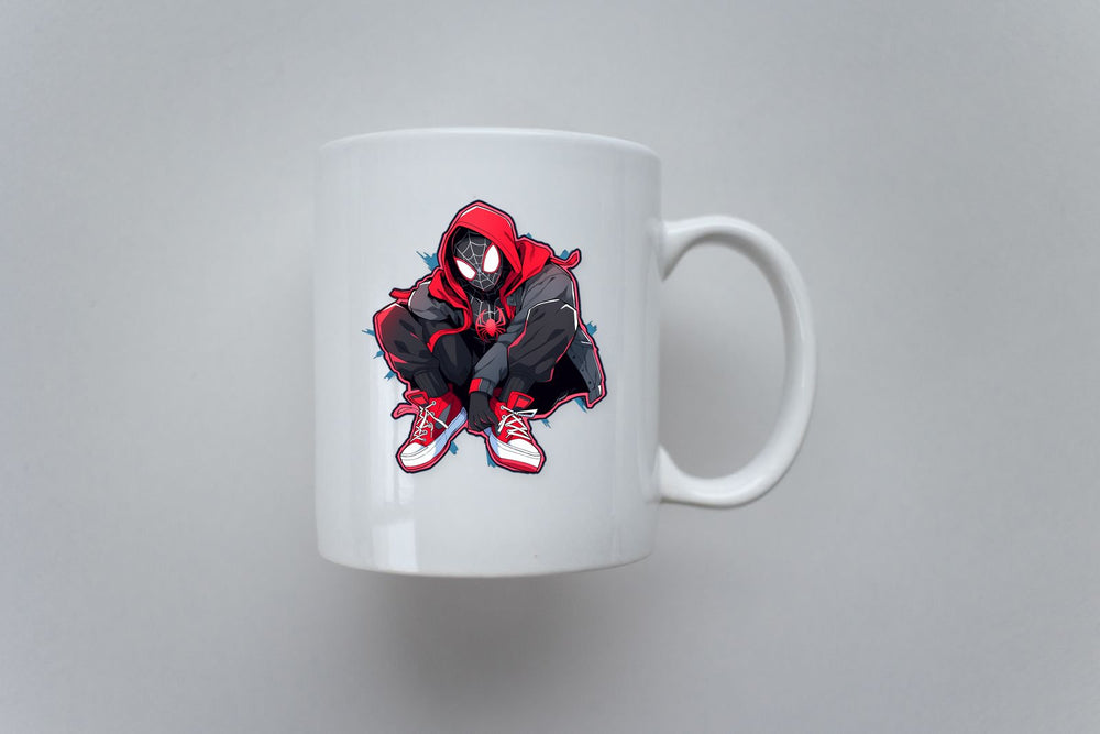 Spider-Man Miles Morales Hooded Cool Pose Sticker