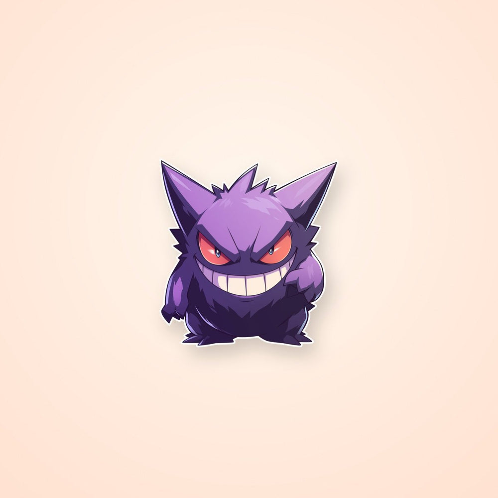 Gengar Menacing Smile Sticker