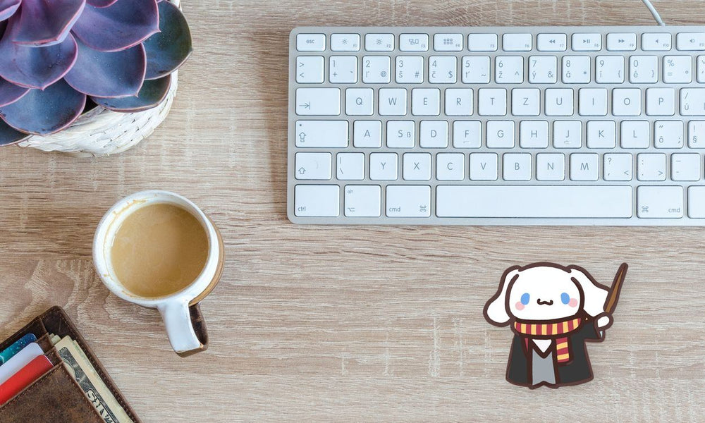 Cinnamoroll Wizard Gryffindor Wand Sticker