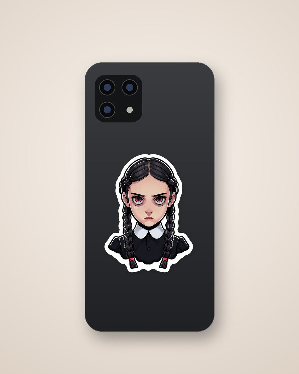Wednesday Addams Art Sticker