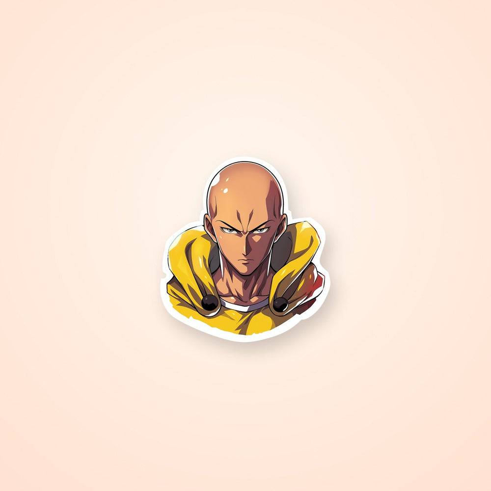 One-Punch Man Saitama Detailed Sticker