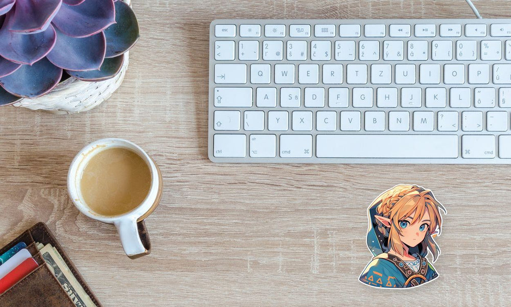Zelda Hooded Link Sticker