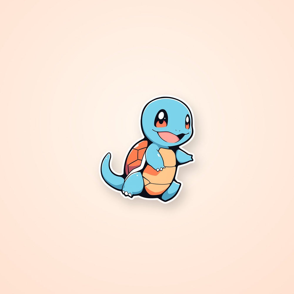 Pokemon Funny Squirtle Sticker