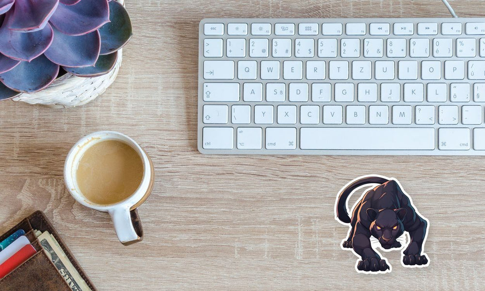 Black Panther Animal Sticker