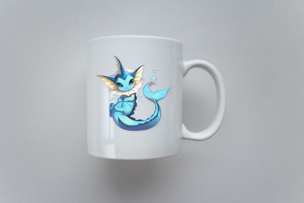 Vaporeon Bubbles Pokemon Sticker