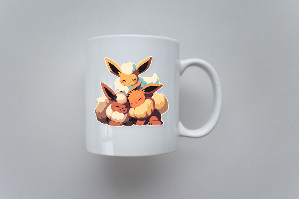 Pokemon Eevee Group Sticker
