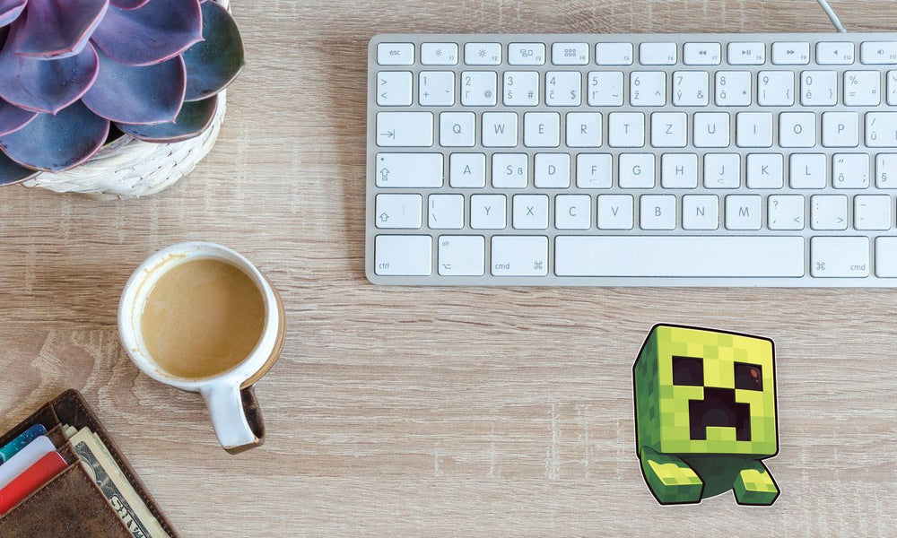 Minecraft Cute Creeper Sticker