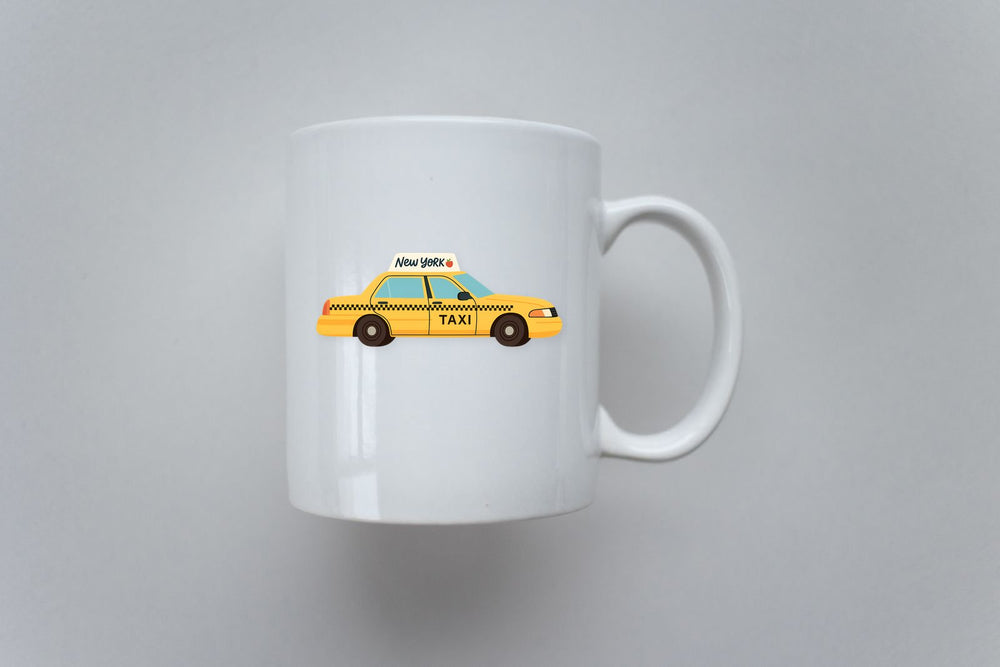 New York Yellow Taxi Sticker