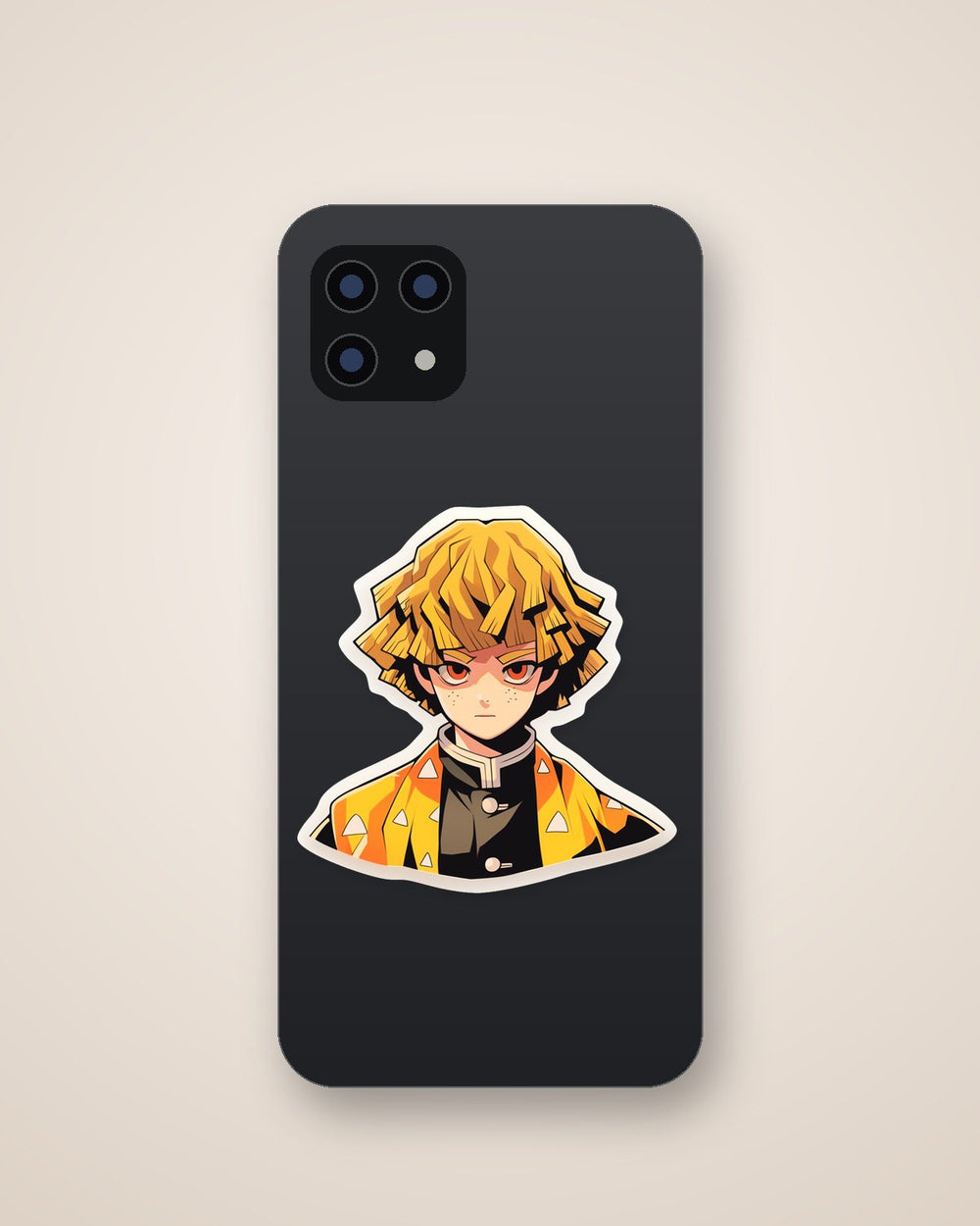 Aesthetic Zenitsu Bust Sticker