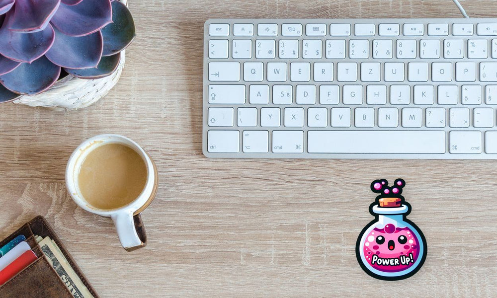 Power Up Potion Cute Gaming Sticker