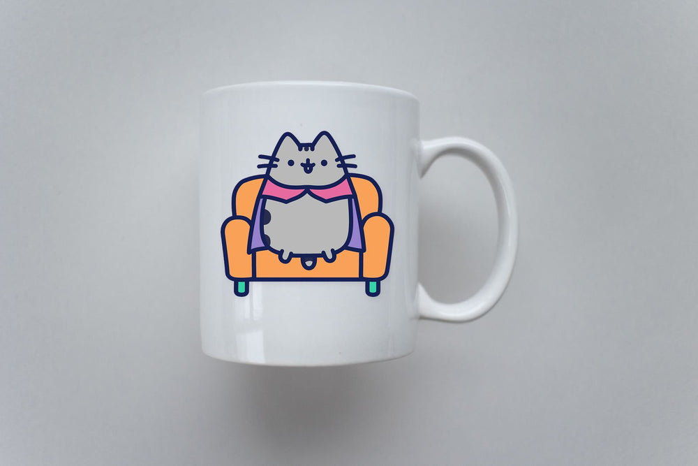 Vampire Pusheen Cute Halloween Sticker