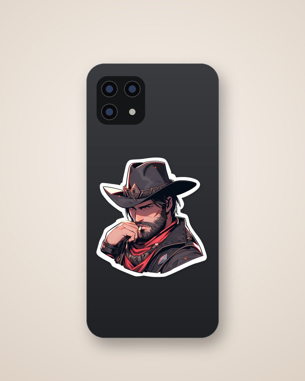 Rdr2 Arthur Smoking Sticker
