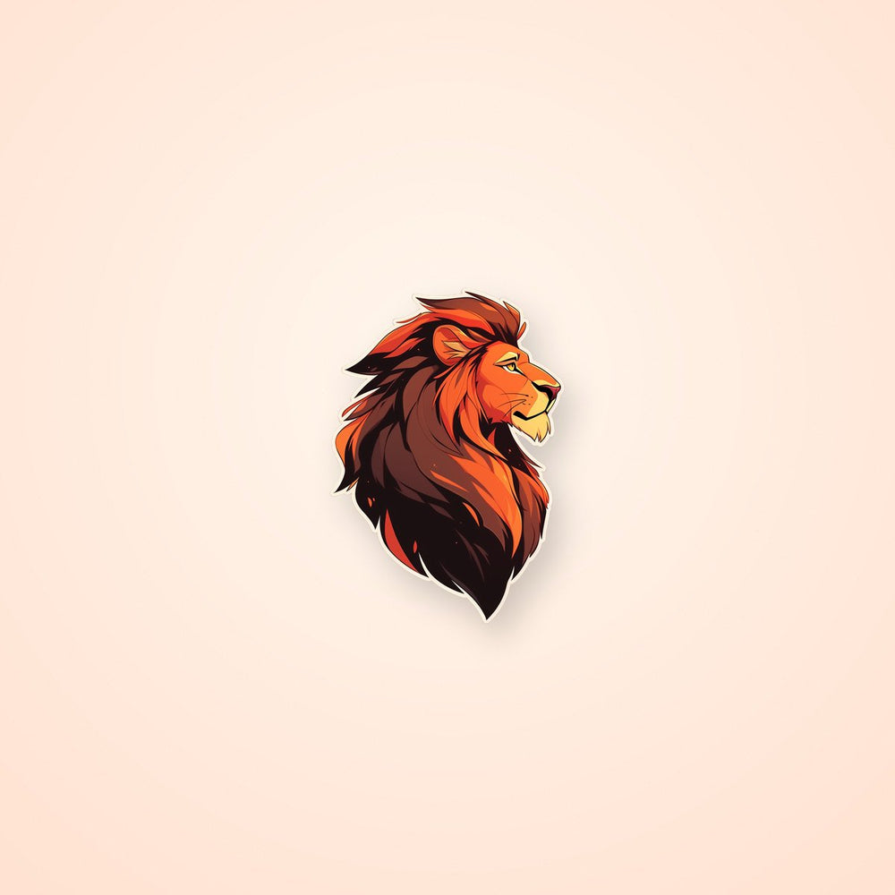 The Lion King Simba Portrait Sticker