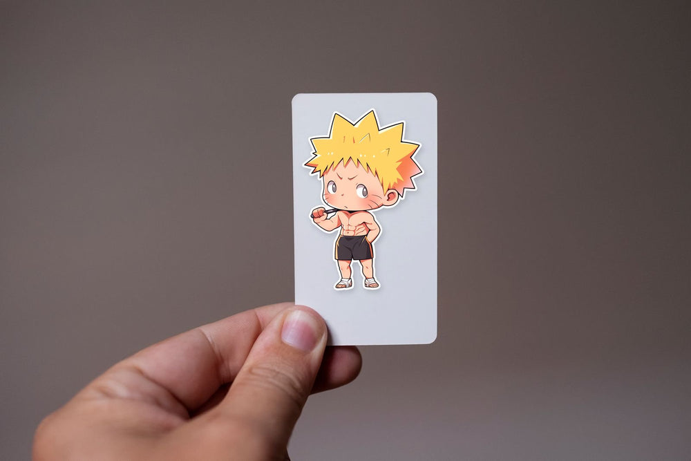 Chibi Naruto Gym Sticker