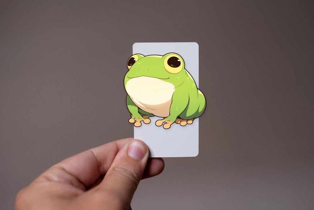 Derpy Frog Cute Sticker