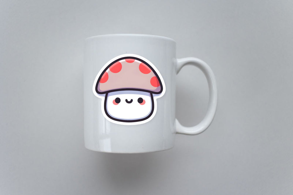 Kawaii Mushroom Sticker