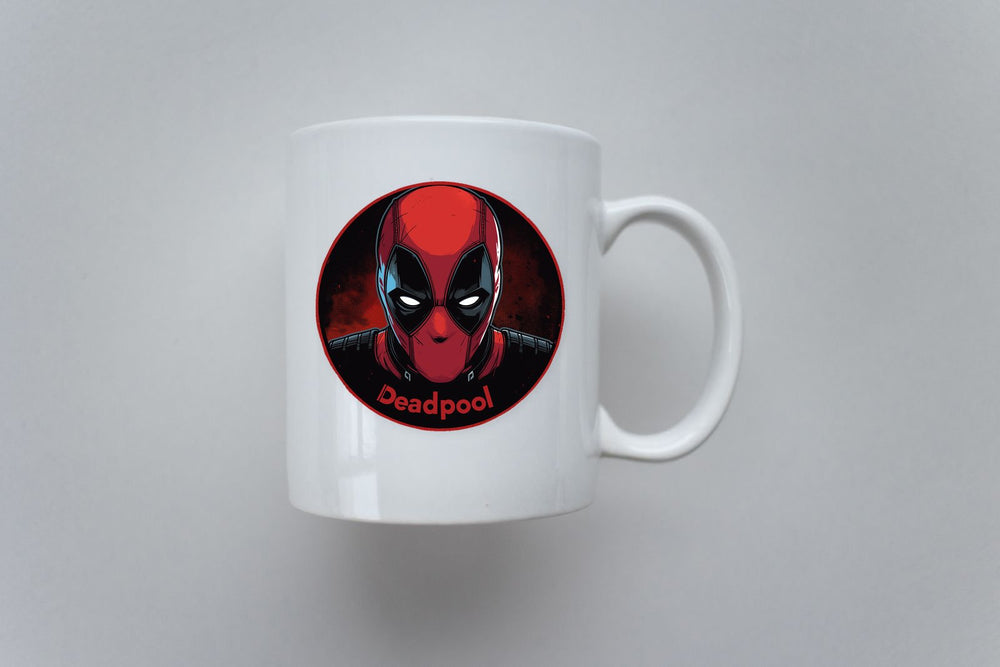 Deadpool Portrait Round Sticker