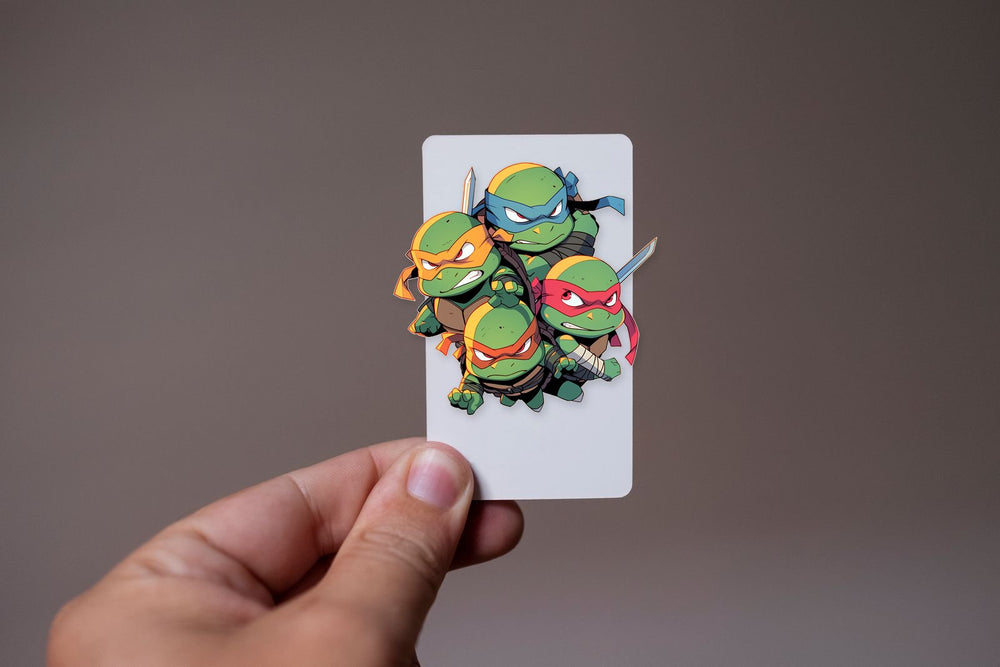 Tmnt Gang Ready to Attack Sticker