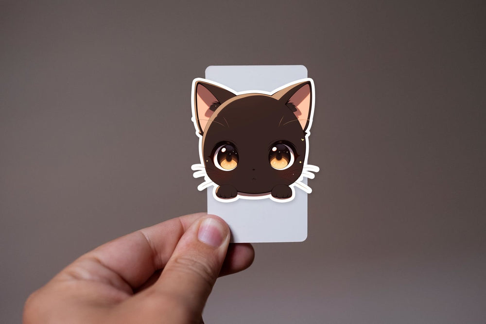 Cute Black Cat Sticker