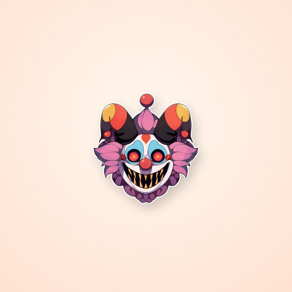 Creepy Clown Sticker