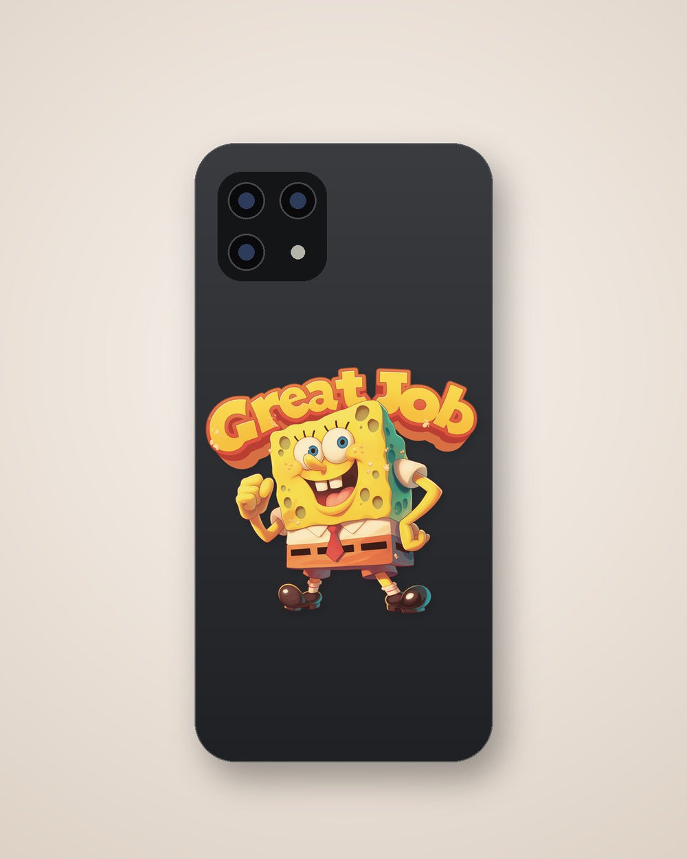Spongebob Great Job Text Clipart Sticker