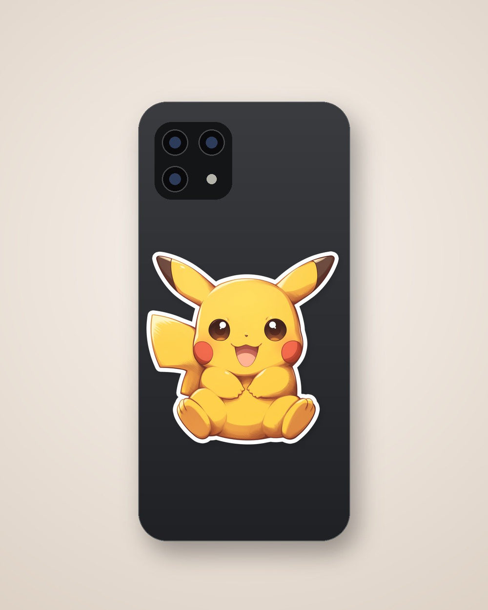 Chibi Pikachu Pokemon Sticker