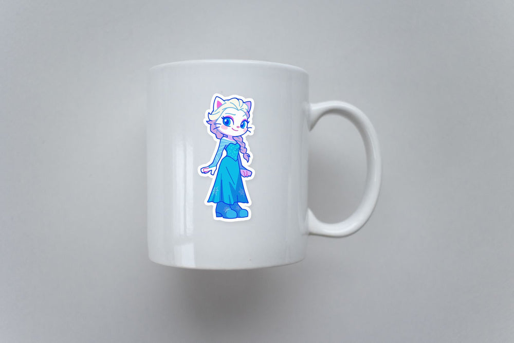 Hello Kitty Elsa Crossover Sticker