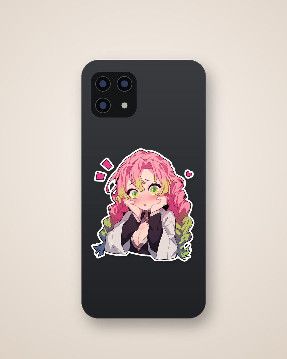Mitsuri Kanroji Blushing Demon Slayer Sticker