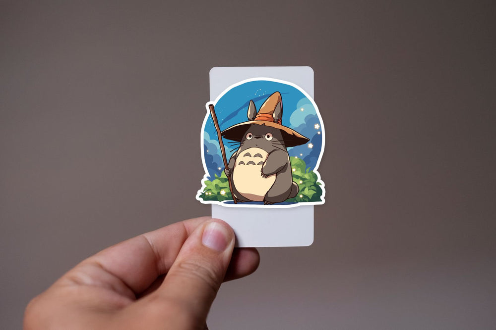 Totoro Wizard Hat Magic Sticker