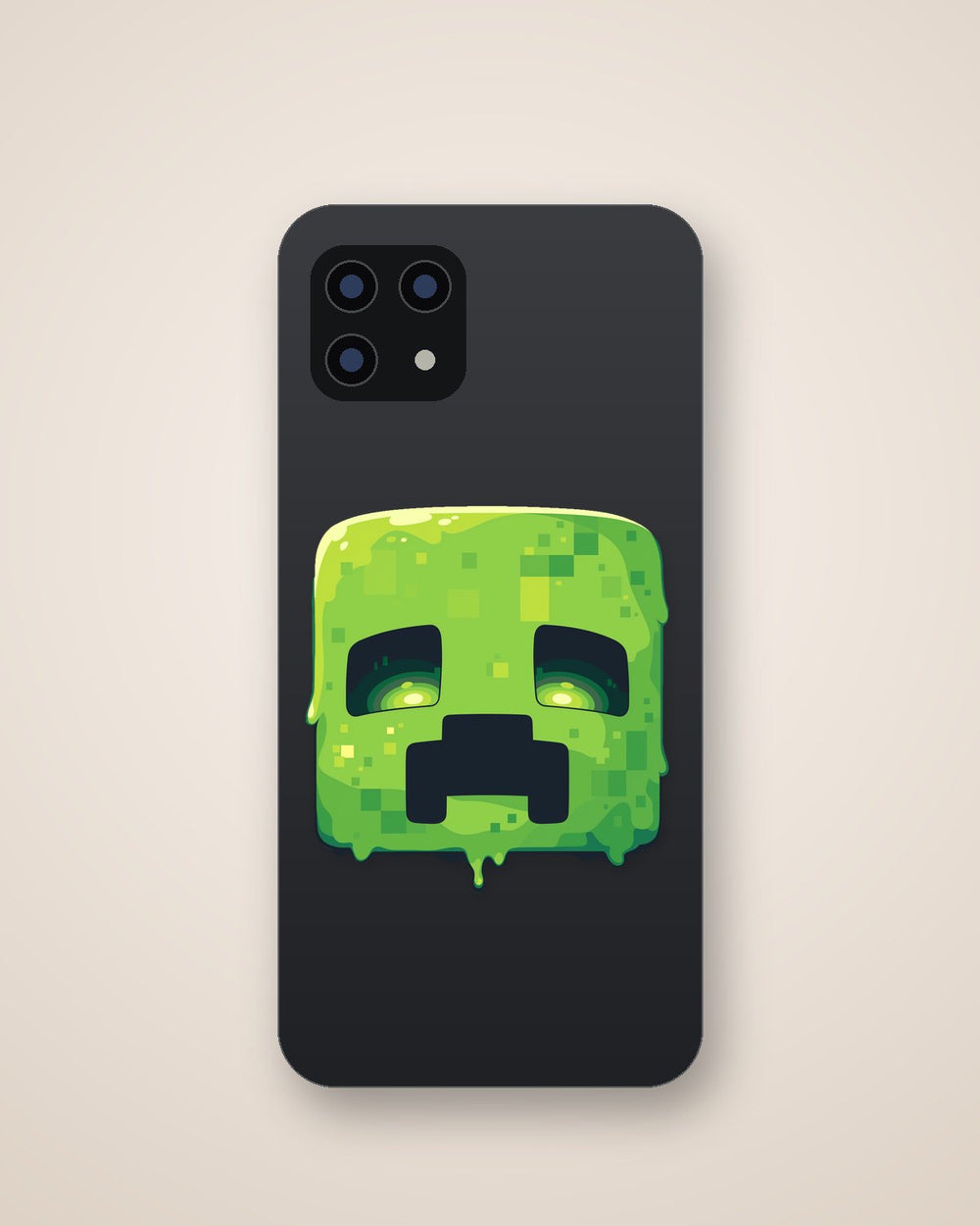 Minecraft Creeper Melting Goo Sticker