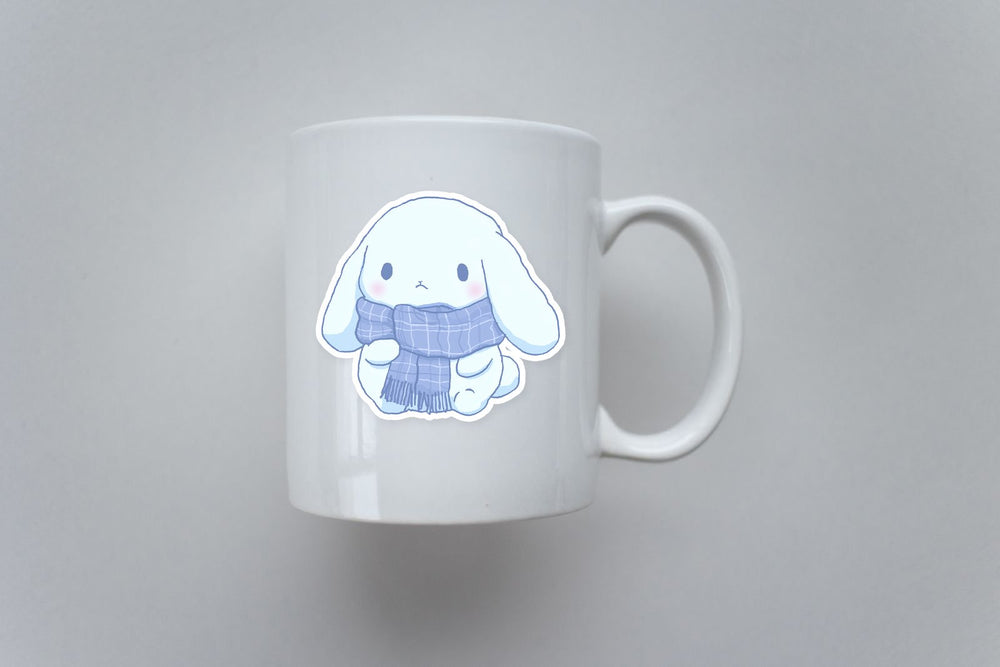 Minimal Cute Cinnamoroll Christmas Sticker