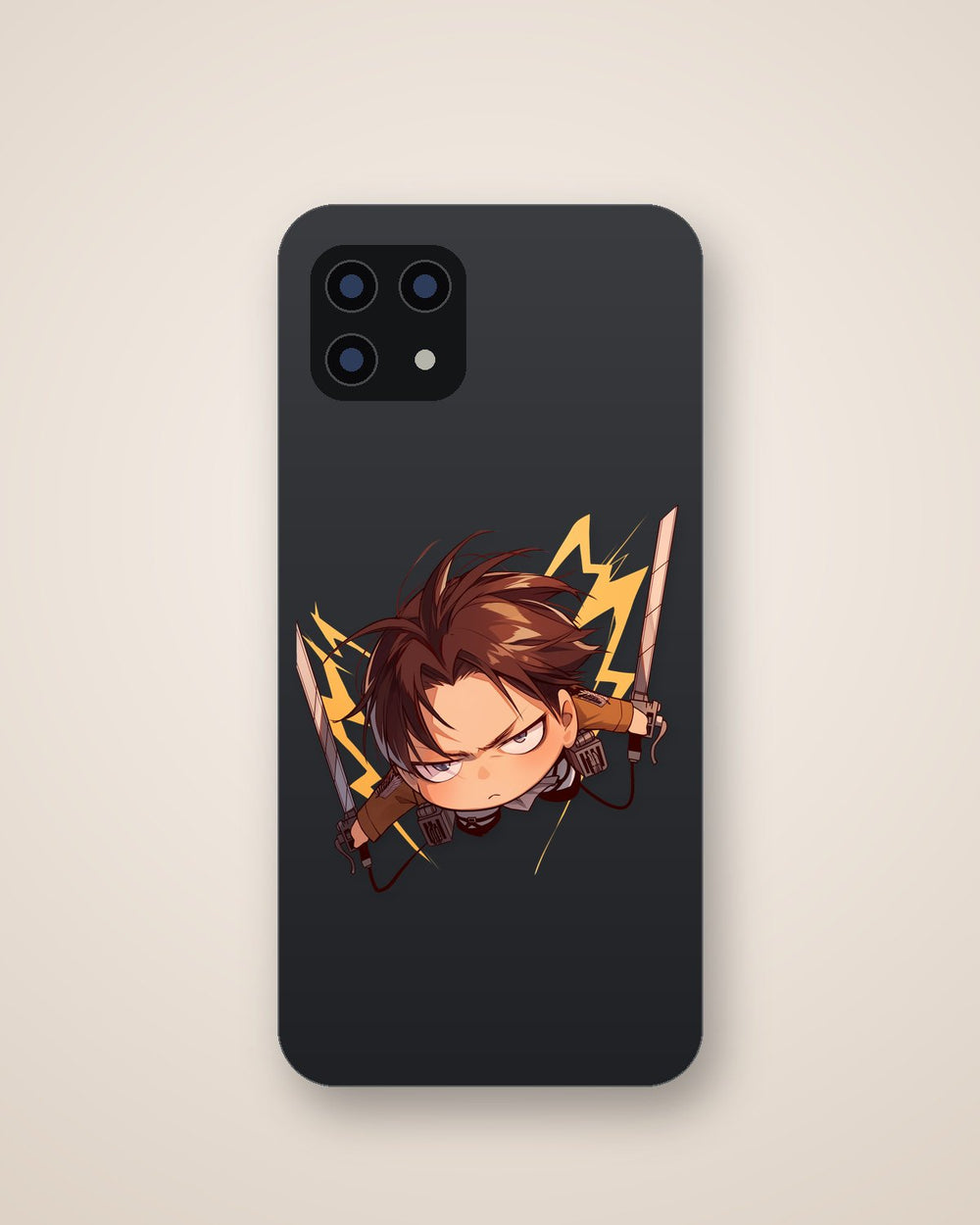 Funny Chibi Eren Attack on Titan Sticker