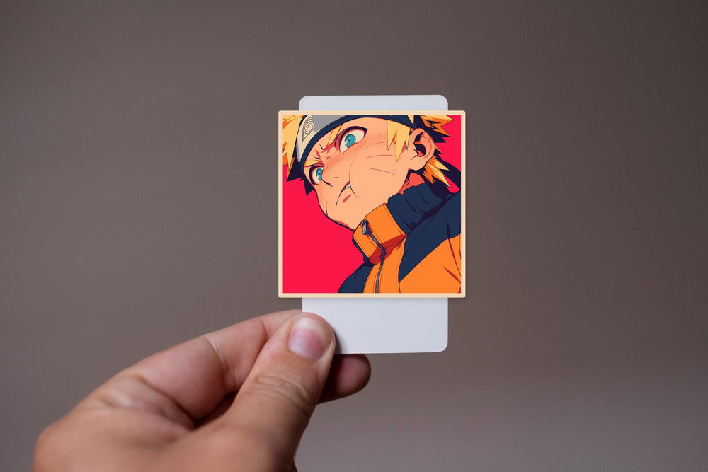 Funny Naruto Face Sticker