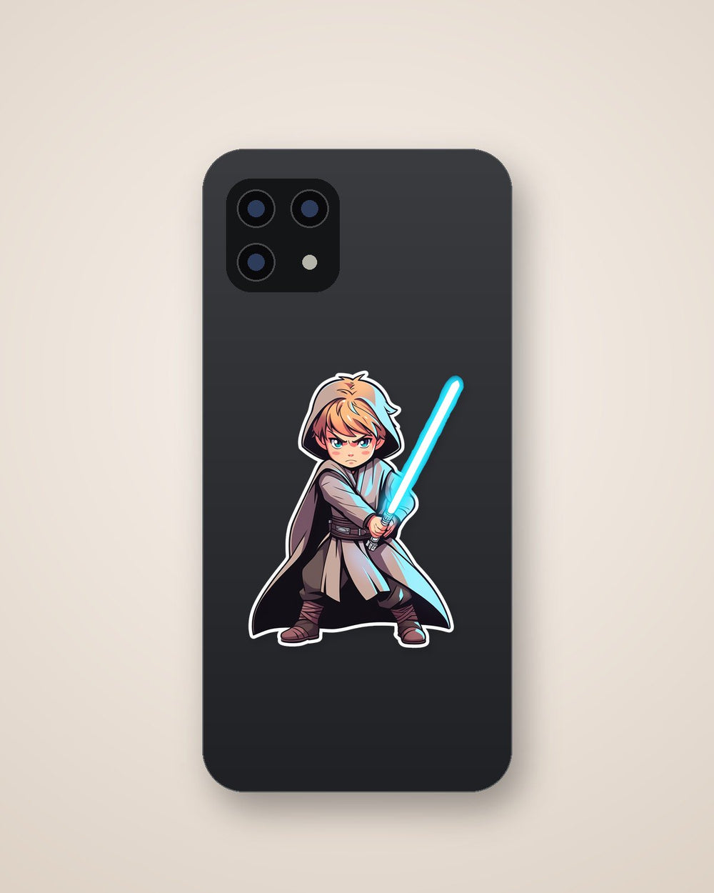 Star Wars Child Jedi with Lightsaber Sticker
