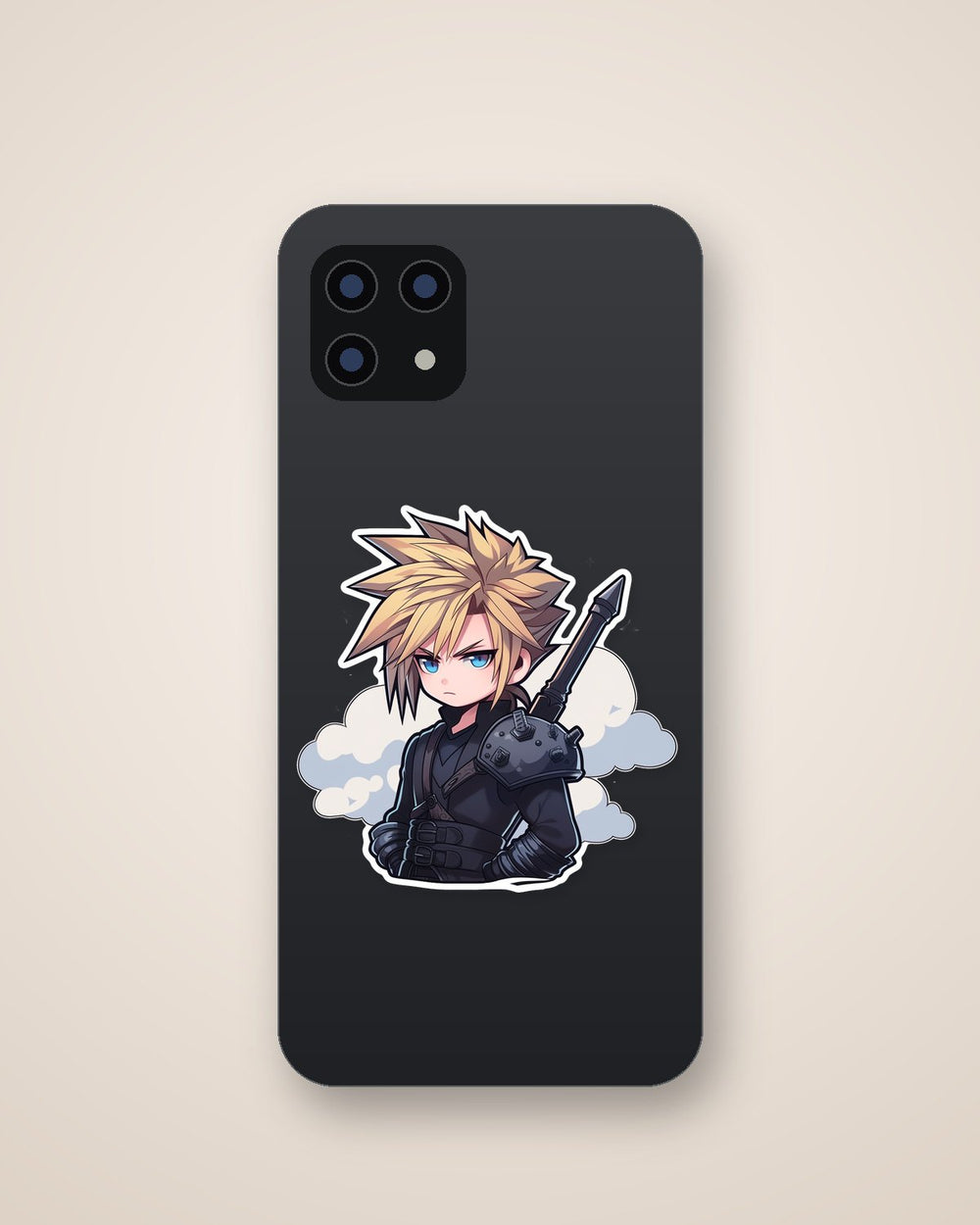 Final Fantasy Cloud and Clouds Sticker