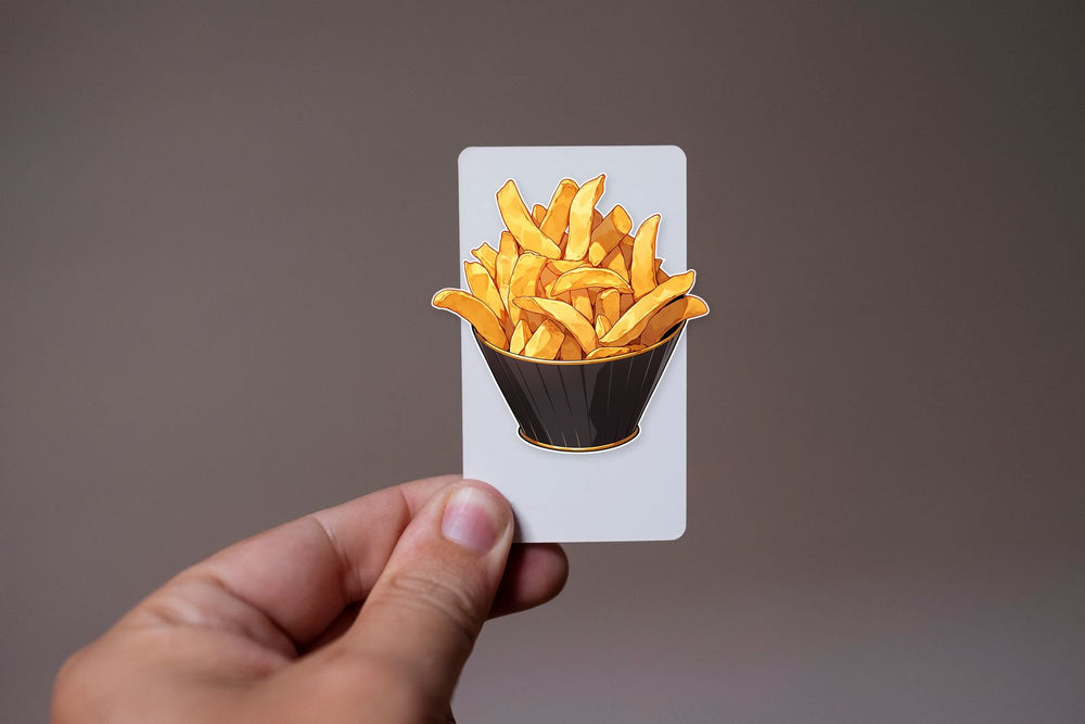 Plate of French Fries Sticker